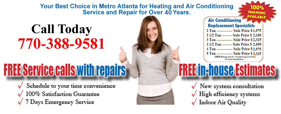 Lee's Heating & Air Conditioning Repair | Conyers | Covington | Lithonia |  Decatur | Loganville | Stockbridge