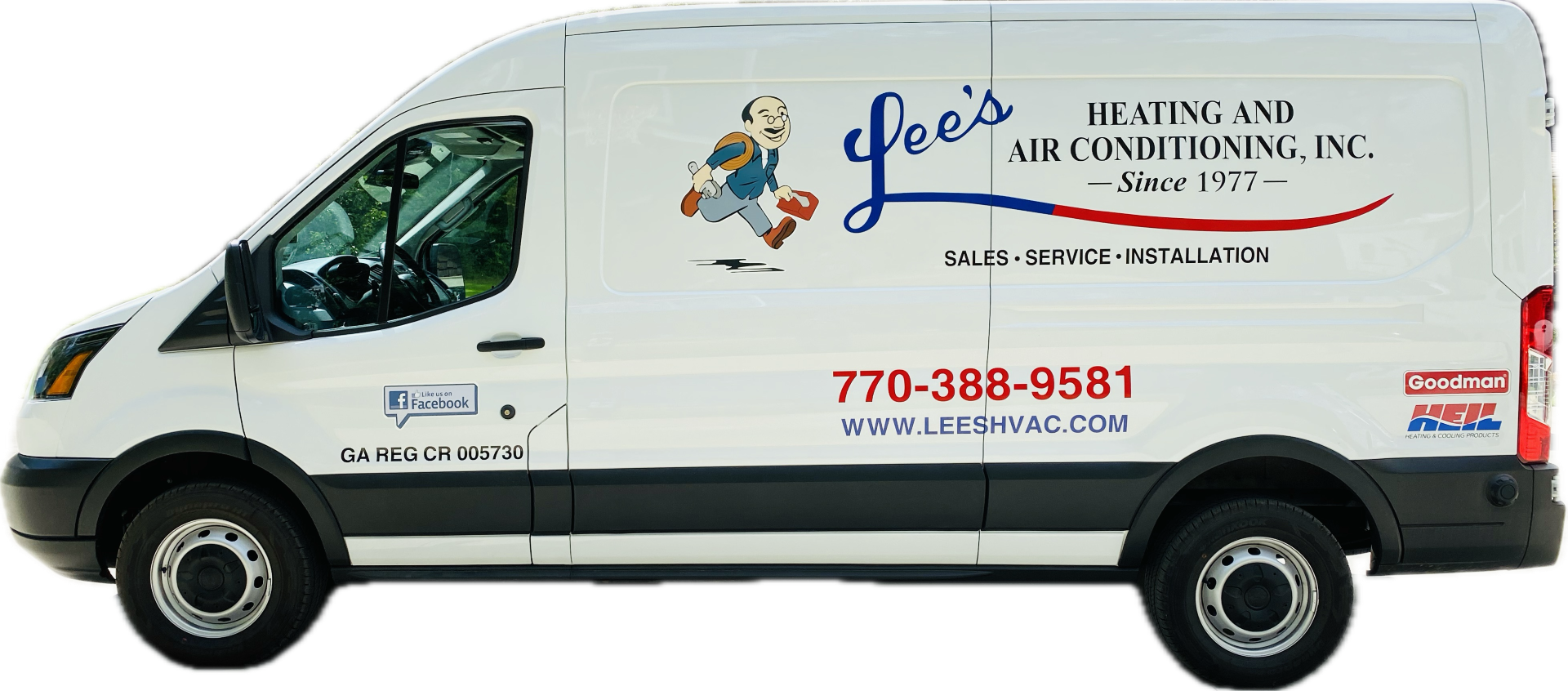 Lee's HVAC Van